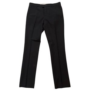 Scotch & Soda Pants Mens Size 33 Dress Center Creases Wool Blend Black